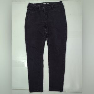 Old Navy Rockstar Women's Black/Dark Gray Skinny Jeans Size (12)